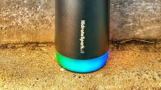 A Smart Water Bottle  HidrateSpark Pro STEEL Bottle  Unboxing amp Set Up Process [upl. by Nitaj]