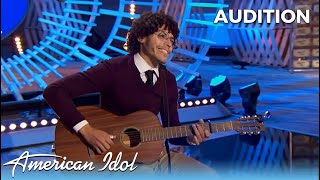 Murphy Songwriter Shows Off His UNIQUE Style On American Idol With Original Song quotPainted Manquot [upl. by Robbyn]