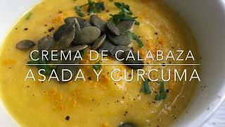 Crema de calabaza asada y cúrcuma [upl. by Durante]