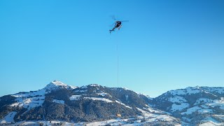 Luftige Mission beim HahnenkammRennen 2024 [upl. by Vaughn]