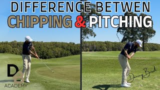 SHORT GAME LESSON  CHIPPING VS PITCHING [upl. by Tegdirb667]