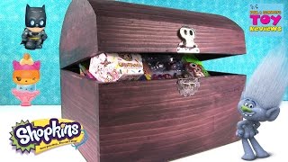 Simons Blind Bag Treasure Chest 35 Unboxing Trolls Shopkins Ooshies  PSToyReviews [upl. by Gilli129]