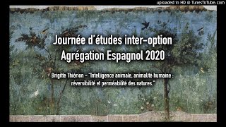 Brigitte Thiéron Intelligence animale animalité humaine  réversibilité et perméabilité des natures [upl. by Harbert226]