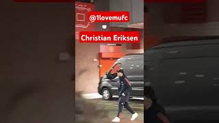 Christian Eriksen leaving Old Trafford Stadium  Manchester United 52 Leicester City 30oct2024 [upl. by Uticas793]