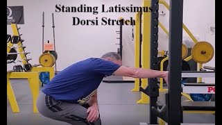 Latissimus Dorsi Lat Standing Stretch [upl. by Herates]