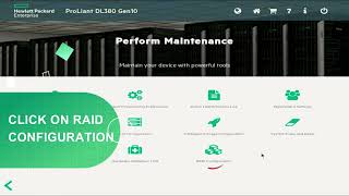 HPE ProLiant DL360 Gen10  RAID Overview  RAID Configuration [upl. by Marih766]