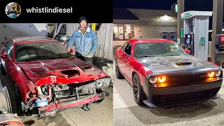 FIXING WhistlinDiesels HELLCAT in 10 Minutes Flat [upl. by Anaugal]