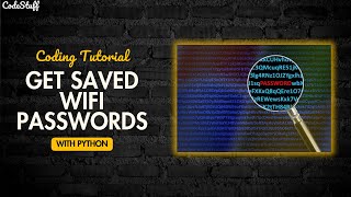 How to Get Saved Wifi Passwords with Python [upl. by Medora]