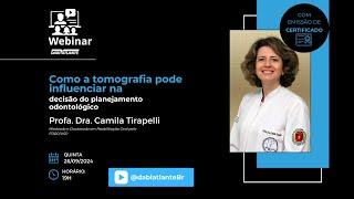 Como tomografia pode influenciar na decisão do planejamento odontológico Profa Dra Camila Tirapelli [upl. by Elledoj188]