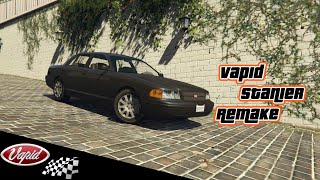 GTA V Vapid Stanier Remake GTA 6 Style [upl. by Etteloiv809]