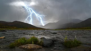 Thunder Rain amp Water Create Perfect Storm Sounds for Sleeping [upl. by Sommers]