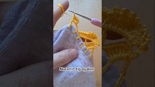 Bir Sırada Ör Bitir 👌💯 havlukenarımodelleri tığoyası puntilla crochet shortsvideo shortsfypシ [upl. by Bate807]