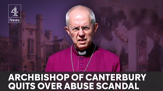 Archbishop of Canterbury resigns over church abuse scandal [upl. by Richmound]