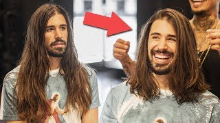 Mens Long Hair Haircut amp Hairstyle  How to Maintain Long Hair for Men [upl. by Lunna336]