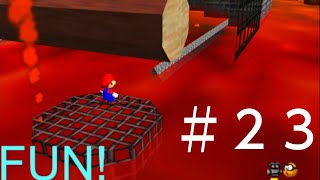 【SUPER MARIO 64】Not Walking across the log ＃２３ [upl. by Andria]