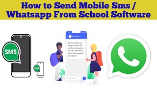 How to send Mobile sms from smart school  how to send Exam Marks  Bulk sms  android sms [upl. by Krock]