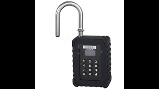 GSM GPRS GPS padlock real time tracking and control by APP [upl. by Meg]