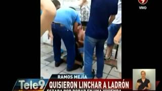 Quisieron linchar a ladrón Estaba por robar en una vivienda [upl. by Wilcox58]