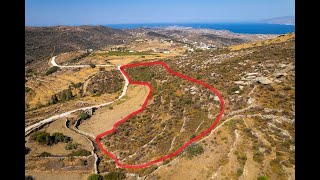 REMAX PRIME Land for Sale with unobstructed view in Lefkes Paros  Cyclades  Paros 6014 m² [upl. by Novek]