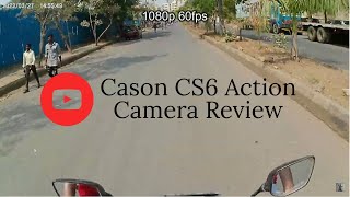 Cason CS6 Action Camera Review on 1080p 60fps bought from Amazon  Video Shooted in Ulwe Navi Mumbai [upl. by Leuqim]