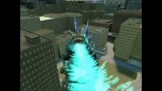 Godzilla VS Zilla part 2 setup Atomic Breath Test [upl. by Irual565]