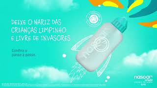 Como fazer lavagem nasal com Nasoar Infantil [upl. by Werdma]