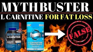 MYTHBUSTERS 2  L Carnitine Supplementation For Fat Loss [upl. by Jacoby]