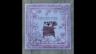 Sentimentally Yours Fancy Frames Snowflakes with Snarky Cat Christmas [upl. by Erek]