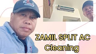 Zamil split AC cleanDIY [upl. by Kuth]