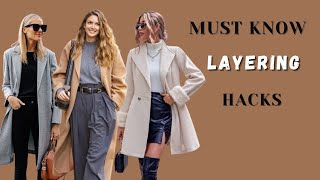 How to Layering your clothes  layering hacks everyone must know [upl. by Elisabet410]