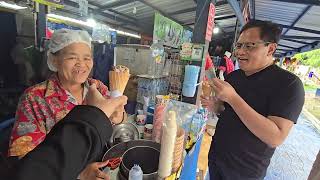 Eating Blue Ice Cream Inside Chiang Rais Blue Temple blue icecream bluetemple chiangrai [upl. by Armmat409]