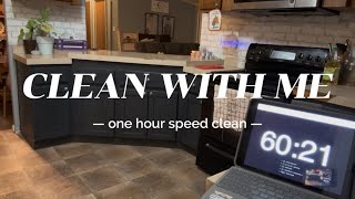 Real Life Clean with Me One hour speed clean [upl. by Jewel195]