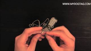 How to assemble dogtags [upl. by Alvina]