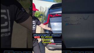 Will this 25 Honda CRV chop off his arm Honda hondacrv suv funny automobile tesla tailgate [upl. by Faber453]