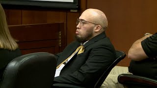 Accused triple murderer Brice Rhodes is wearing a stun cuff during his trial Heres why and how [upl. by Xylon603]