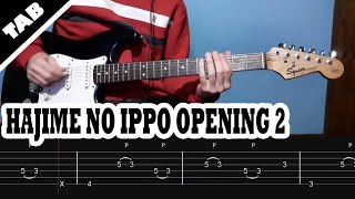 Inner Light  Hajime no Ippo Op 2  Guitar TAB  Lesson  Tutorial [upl. by Mcgee]