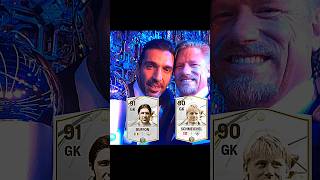 PETER SCHMEICHEL VS BUFFON  MARVELOUS COMPARISON 🤤🔥🇩🇰🇮🇹 fcmobile fifamobile [upl. by Allecsirp]