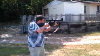 Shooting a 338 Lapua standing up [upl. by Philbo]