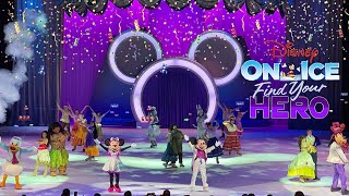 Disney on Ice FIND YOUR HERO Highlights of the Show 2024 [upl. by Hoi]