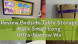 Review Bedside Table Storage Rack Small Long UltraNarrow Wall Bedroom Width 20cm30cm40 Narrow Stri [upl. by Grose153]