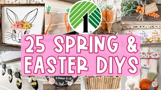 🌸25 SPRING amp EASTER DIY Home Decor Ideas EASY DOLLAR TREE DIYS [upl. by Ecirp]