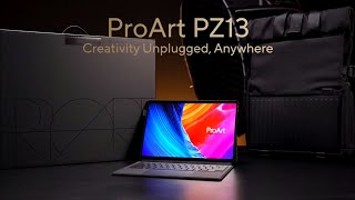 ASUS ProArt PZ13 Outdoor Laptop Official Unboxing 2024 [upl. by Nolla]