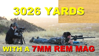 7mm Rem Mag  3026 yards [upl. by Ttcos225]