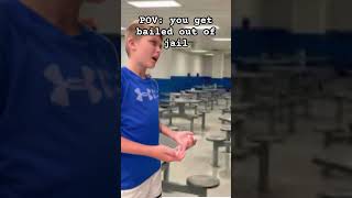 POV you get bailed out of jail comedy funny skit jail hat comedyfilms [upl. by Roseanne]