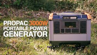 ProPac 3000W Portable Power Generator [upl. by Eilagam]