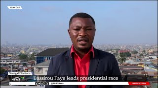 Senegal Elections  Bassirou Faye leads presidential race [upl. by Notsae486]