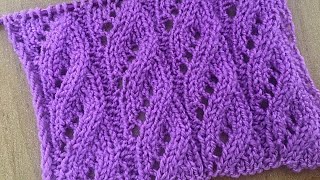 Beautiful Knitting Stitch Pattern For Sweaters Cardigans [upl. by Ymmak554]