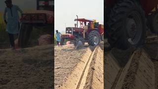 Massey 375s tractor power with alu planter  seaad Zarai industries okara  tractor video [upl. by Polard]