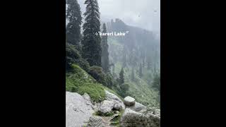 Kareri Lake Trek⛰️ trekking reels shorts monsoon viralvideo trip camping mountains [upl. by Limay]