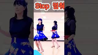 Stop Line Dance멈춰 초급 Music  멈춰Step  미니마니 MINIMANI KOR [upl. by Akinohs745]